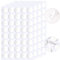 JANYUN 280 Pcs Double Sided Sticky Dots Removable Round Putty Clear Double Sided Tape for Crafts No Trace Sticky Tack Adhesive Tape (25 mm)