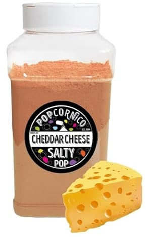 Popcorngewürz Cheddar Style – Salty Pop -Würziger Käse-Geschmack (Typ American) – Orange & Lecker wie im Kino – Für Popcorn, Nachos, Pommes & Kartoffelspiralen – 500g