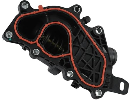 1 carcasa de plástico negro for termostato de coche, compatible con NISSAN QASHQAI J11/J12 / X-TRAIL T32/KICKS/TOWNSTAR/PULSAR #110607087R