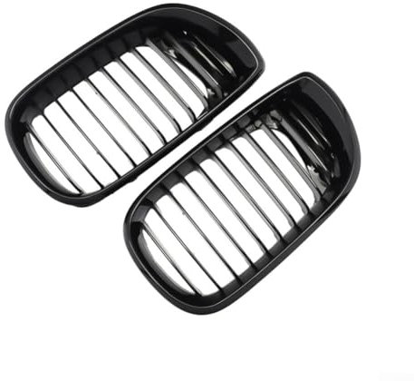 Juego de rejillas de riñón de acabado suave mejoradas estéticas específicamente hechas para modelos BMW E46