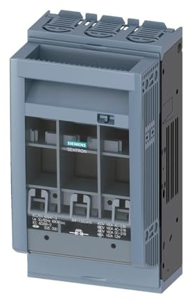 Siemens – Schalter secciónador/secciónable 3 polig NH00 160 A 45 mm 1 x 2,5 – 95 mm2
