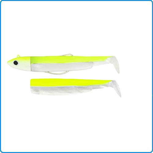 Fiiish Black Minnow 120mm Combo, 25g, Fluo Yellow Off Shore Head with Fluo Yellow Body