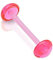 Rose No-ceum de langue piercing Barbell avec demi Boule – 1.6 mm x 16 mm