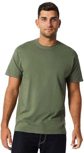 Gildan Mens Heavy Cotton Short Sleeve T-Shirt (M) (Military Green)