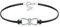 Elli Armband Damen Leder Infinity mit Kristalle in 925 Sterling Silber