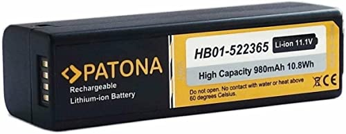 PATONA DJI HB01 Akku 980mAh 11.1V Li-ion kompatibel mit DJI Osmo Handheld 4k Camera Zenmuse X3 X5 X5R HB-01 Ersatzakku für die Modelle HB01-522365 HB 01