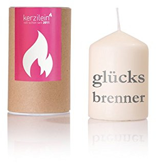 kerzilein Flämmchen, grau, GLÜCKSBRENNER