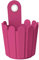 Emsa 518109 Mini Fässchen Landhaus, Blumentopf im Landhaus-Stil, Ø 6,5 cm, helles Pink