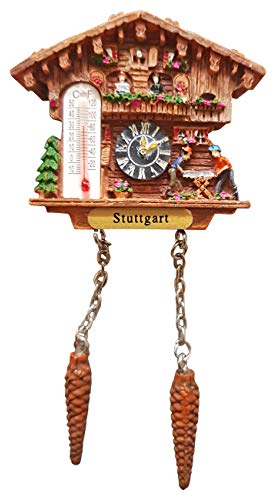 Kuckucksuhr Magnet Polyresin Kühlschrank Wetterhaus - Stuttgart