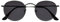 OPULIZE Sol Reading Sunglasses Thin Rimmed Retro Round Metal Frames Scratch Resistant Tinted Lens UV400 Protection Matt Gunmetal Black Tips Mens Womens S94-7 +2.00