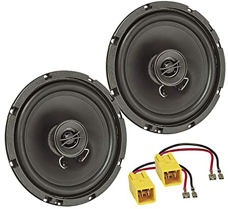 tomzz Audio 4002-003 TA16.5-Pro Lautsprecher Einbau-Set kompatibel mit Alfa Romeo 156 166 FIAT Ducato Barchetta Punto Lancia 165mm Koaxial System