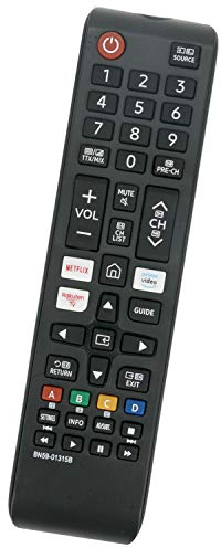 ALLIMITY BN59-01315B Remplacement de la télécommande pour Samsung UHD 4K TV UE65RU7300W UE65RU7170S UE58RU7170S UE55RU7375U UE55RU7175U UE55RU7100K UE50RU7105K UE50RU7102K UE49RU7302K