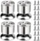 4Pcs Stainless Steel Cabinet Feet, Kitchen Adjustable Furniture Legs, with Screws (Adjustable Height 0-10mm) for Desk Feet, Home, Office, Kitchen, Sofa, Table Bed