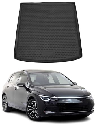 OMAC Kofferraumwanne für VW Golf Variant 1998-2007 TPE Schwarz | Kofferraummatte, Laderaumwanne, Allwetter, fahrzeugspezifisches Produkt, Antirutsch, 3D-Passform, wasserdicht