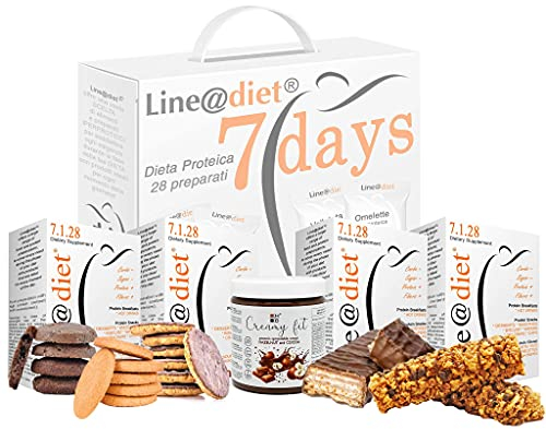 PERSONALIZZA il tuo KIT PROTEICO per 7 giorni Line@diet! PREPARATI PROTEICI e SNACK dolci o salati ad alto contenuto di proteine!