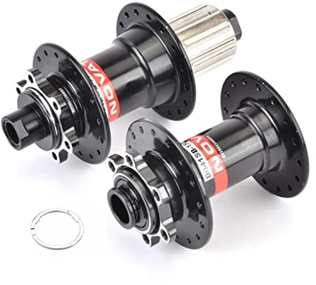 QHIYRZE MTB Fahrrad Nabe 32 Löcher Scheibenbremse Naben Steckachse Vorne Hinten Lager Nabesatz 8 9 10 11 12 Geschwindigkeit Kassette 15x100/12x142 15x110/12x148 Mountainbike Hubs