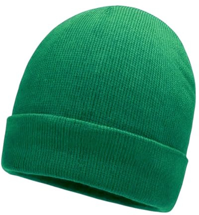 Gadgets Mafia Uni Beanie Mütze Beanie Fleece Uni Wintermütze Einheitsgröße, grün, Einheitsgröße