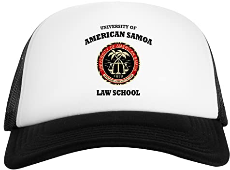 University of American Samoa Law School - Professionally Designed Weiß Schwarz Unisex Baseball Cap White Black