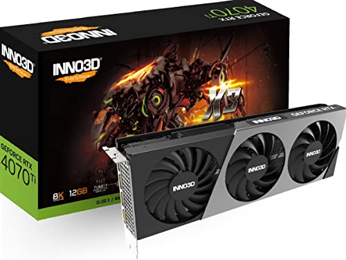 Inno3D Geforce RTX 4070 ti x3 NVIDIA 12 GB GDDR6X, N407T3-126X-186148N