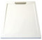 NEBADOON | Plato de Ducha de Modelo Palermo II – Plato Ducha Resina con Textura Pizarra - Antideslizante y Antibacteriano – Blanco (RAL 9003) 70x150 cm – Incluye Válvula Desagüe y Rejilla