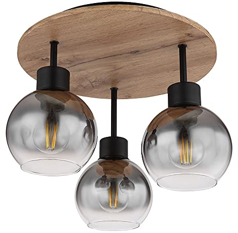 Globo Deckenleuchte Moitas rund 3 Lichter 15656-3DR