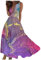 Robe Grande Taille Femme Été Longue Bohème Chic Et Élégante De Cérémonie Violet M