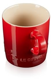 Le Creuset Stoneware Holly Collection London Mug, 12oz., Cerise