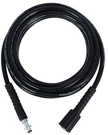 High Pressure Washer Hose Replacement Water Cleaning Kit Domestic Pressure Washers Threaded Hose Extension Compatible with M22 & C-Clip Type Quick Connector for Karcher K2 K3 K4 K5 (10M)