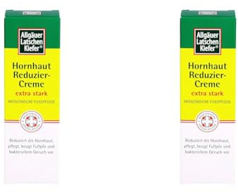 Allgäuer Latschenkiefer Hornhaut Reduziercreme, 30 ml (Packung mit 2)