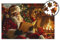 Milliwood Weihnachtliche Puzzles - Christmas Weihnachten Serie - Puzzles für die Ganze Familie - Zauberhafte Holzpuzzles - Santa Claus – 51x34 cm - 500 Elemente