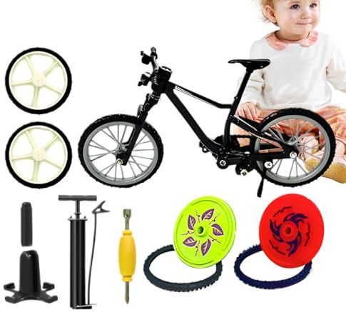 Poupangke Fidget Cycle Fidget Spielzeug, Fingerspielzeug – Sportliche Fingerzyklus-Spielzeug mit modifizierbaren Teilen – Dekoration für das Büro des Sports, Neuheit für die Bibliothek