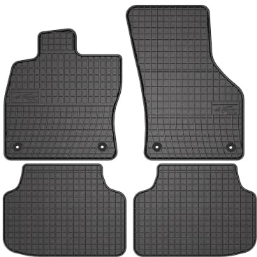 Wielganizator SolidPRO Gummimatten passend für Skoda Octavia IV A7 (2020-) | Qualität: Premium - Genaue Passform, rutschfest 4-teilig Fußmatten- Schwarz