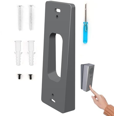 fbgnfihi Video Doorbell Holder for Ring, Adjustable Video Doorbell Mounting Bracket for Ring Models, Wedge Kit Doorbells Stand, Secure Doorbells Holder, Bracket Tilt Angle Mount for Home Security