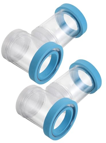 ERINGOGO 4pcs Aquarium Fish Separator Fish Egg Incubator Aquarium Incubator Floating Isolation Case Separator Small Betta Breeding Tank Blue