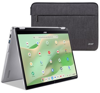 acer Chromebook Spin 314 CP314-2HN-30V1 Laptop convertible | Intel Core i3-N305 | 14 pulgadas WUXGA IPS Corning Gorilla Glass Touch Matte Display | 8GB LPDDR5 | 128GB eMMC | Wi-Fi 6E | Cámara web FHD