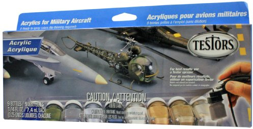 Testors 9136 Aircraft Spraying Acrylics Paint Set