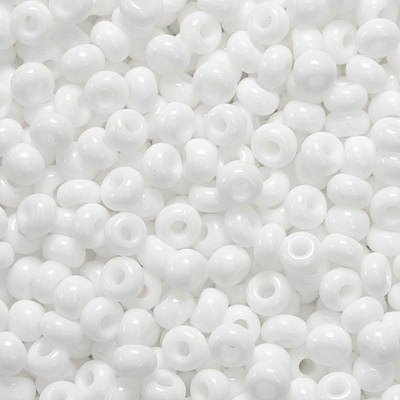 Knorr Hobby Indianer-Perlen weiß 2,5mm, 20 g
