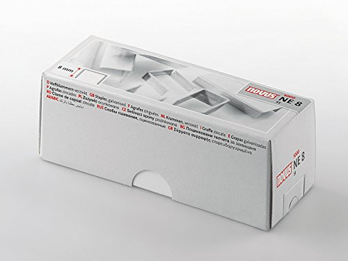 NOVUS Heftklammer, SUPER, NE8, verzinkt (5.000 Stück), Sie erhalten 1 Packung á 5000 Stück