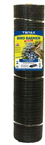 TENAX Ornex LM Bird Netting 14' x 500' Black