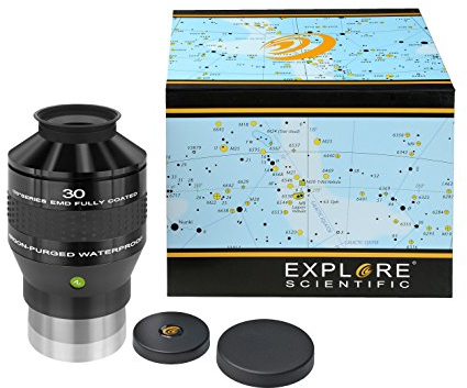Explore Scientific 100° AR High End Okular 30mm (3/76,2mm) für Teleskope mit hochwertiger Mehrschichtvergütung und Argon-Schutzgasfüllung