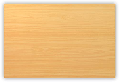 Bümö Tischplatte 120x80 cm in Buche, Schreibtischplatte aus Holz, Holzplatte, Spanplatte Kratzfest beschichtet, ABS-Kante, 120 kg Tragkraft für DIY Homeoffice Schreibtisch & mehr