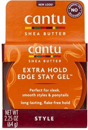 Cantu Shea Butter Extra Hold Edge Stay Gel 2.25 Ounce (66ml)