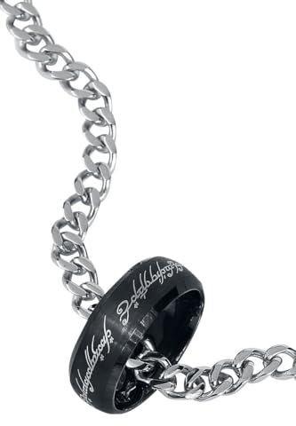 Herr der Ringe Der Eine Ring Unisex Ring Standard 66 Wolframcarbid Fan-Merch, Filme