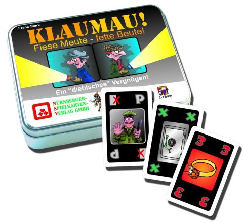 Nürnberger Spielkarten Klau Mau (Kartenspiel): Fiese Meute - fette Beute! EIN diebisches Vergnügen!