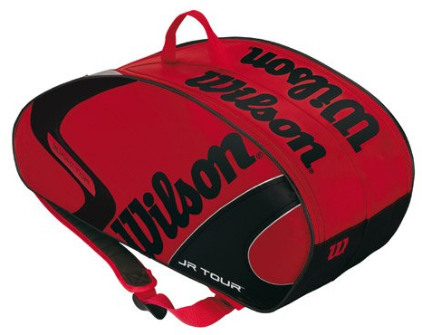 Wilson (K) Tour Six Thermal Bag Junior rot/schwarz