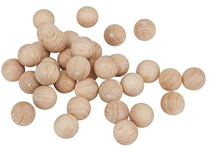 Holzkugeln ohne Bohrung Ø 10 mm, 35 Stück
