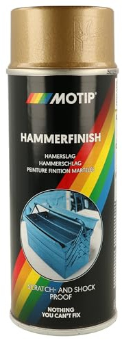 MOTIP Hammerfinish Spray Paint - Gold - 400 ml