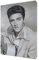 artsprints Elvis Presley Leinwandbild, mit Anthrazit, weich, Pastellfarben, 18 mm Tiefe
