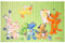 Die Lieben Sieben Kinderteppich Weich und Soft, 100x160 cm Farbe Grün Teppich mit Bildmotiv für Jungen und Mädchen, Kinderzimmer-Teppich Öko-Tex zertifiziert