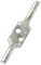 Galvanised Cleat Hooks 100mm (4 inch) Washing Line Rope Curtain Tie Back